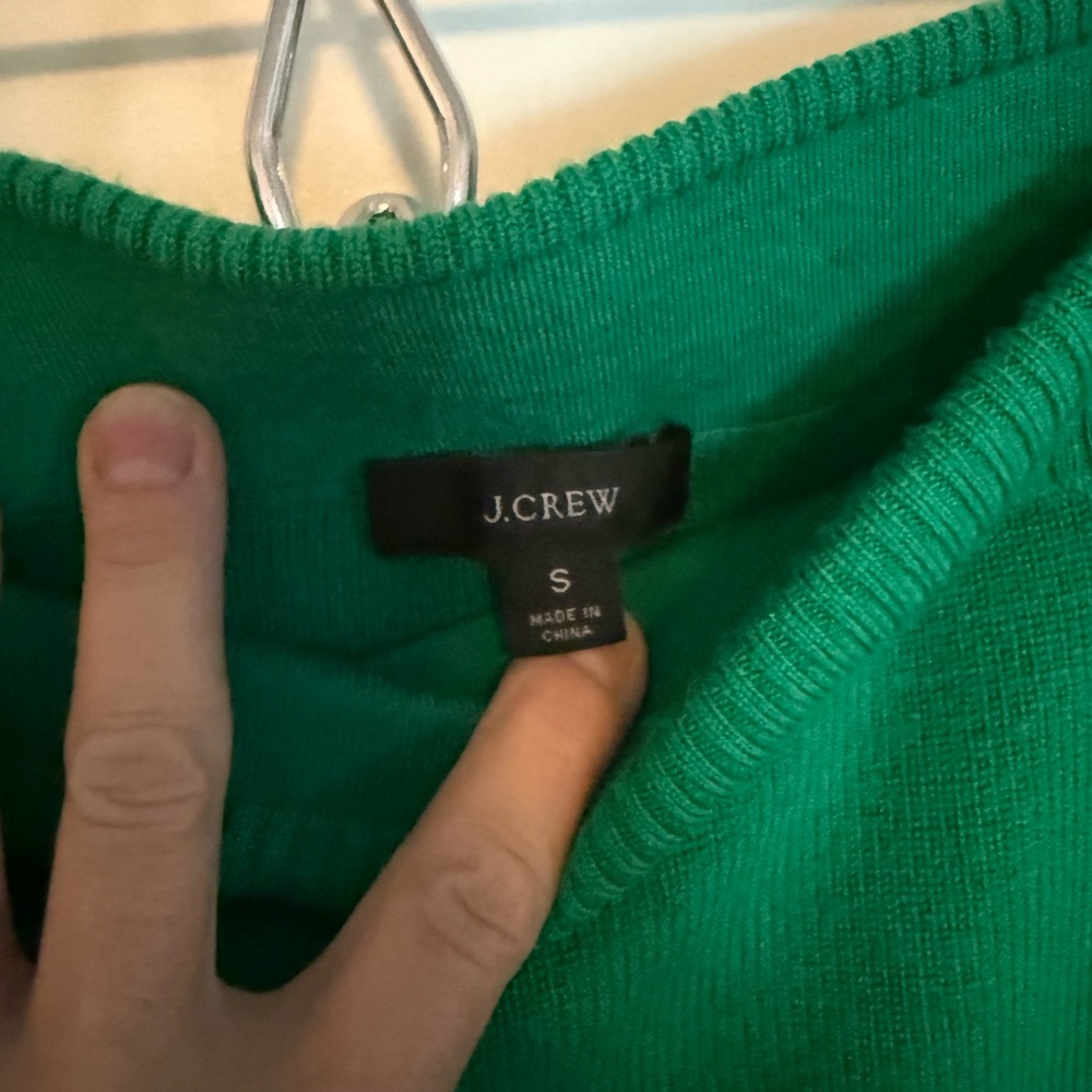J.Crew Green knit wrap skirt, size small - Picture 4 of 5